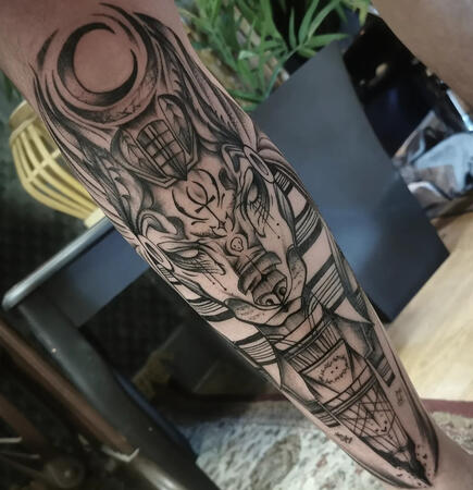 Annubis Shin Tattoo