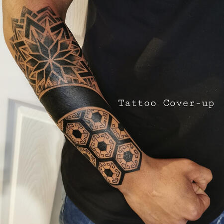 Tribal Cover Up Tattoo